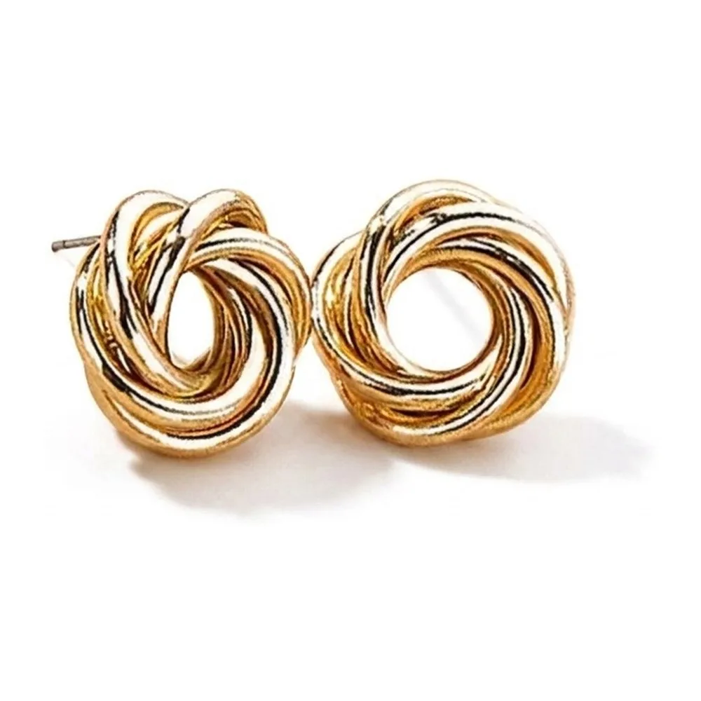 Gold Stud Earrings